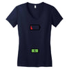 Mommy Dead Battery Women's V-Neck T-Shirt