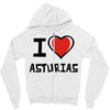 i love asturias Zipper Hoodie