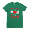 Forget it Girls My Mom Is My Valentine Ladies Fitted T-Shirt