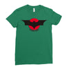 red batman Ladies Fitted T-Shirt