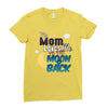 mom moon&amp;back Ladies Fitted T-Shirt