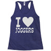 i love jogging Racerback Tank