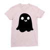 boo.... Ladies Fitted T-Shirt