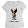 i don't do mornings Women's Triblend Scoop T-shirt