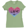 love (4) Ladies Fitted T-Shirt