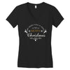 we wish you a very merry christmas Women's V-Neck T-Shirt