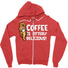 otter coffee Zipper Hoodie