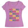 ho ho ho Women's Triblend Scoop T-shirt