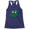 who watches the pizza Racerback Tank