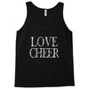 love cheer gold mixed media Tank Top