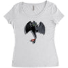 toothless on your back Women's Triblend Scoop T-shirt