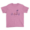 my heart beats for parrots Youth Tee