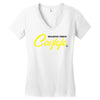negative press covfefe Women's V-Neck T-Shirt