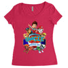 paw patrol birthday boy uncle Women's Triblend Scoop T-shirt