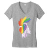 rooster pride Women's V-Neck T-Shirt