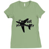 plane crazy Ladies Fitted T-Shirt
