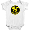 poseidon vintage scuba tank decal Baby Onesie