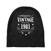 original parts vintage established 1981 perfectly aged Baby Beanies