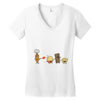 calorie burning Women's V-Neck T-Shirt