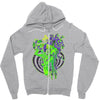 scared straight Zipper Hoodie