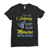 butterfly miracles Ladies Fitted T-Shirt