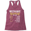 Mechanic Hourly Rate Racerback Tank