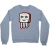 minecraft ghast drawing Crewneck Sweatshirt