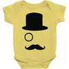 moustache gentleman Baby Onesie