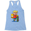 bart simpson Racerback Tank