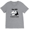 say no to doing things V-Neck Tee