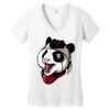 panda pirate Women's V-Neck T-Shirt