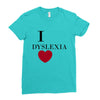 i dyslexia Ladies Fitted T-Shirt