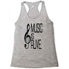 music lover Racerback Tank