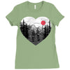 hike and love Ladies Fitted T-Shirt