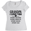 I Love You Grandpa Women's Triblend Scoop T-shirt