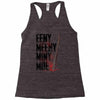 eeny meeny miny moe Racerback Tank