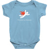 i tred at home Baby Onesie