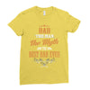 dad the man the myth the best dad ever Ladies Fitted T-Shirt