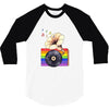 Ceremony of Love with Rainbow Colors 3/4 Sleeve Shirt