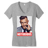 conor mcgregor notorious Women's V-Neck T-Shirt