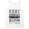 Born In February Tank Top