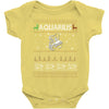 aquarius christmas ugly sweater Baby Onesie