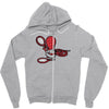 part time job (sport shop) Zipper Hoodie