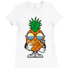 pineapple summer Ladies Fitted T-Shirt
