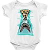 pizza shark graphic Baby Onesie