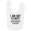 i'm not clumsy Baby Bibs