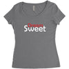 SWEET DEAMS Women's Triblend Scoop T-shirt