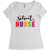 School Nurse Women's Triblend Scoop T-shirt