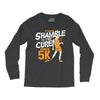 shamble to the cure zombie 5k Long Sleeve Shirts