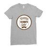 HAPPY FATHER DAY Ladies Fitted T-Shirt